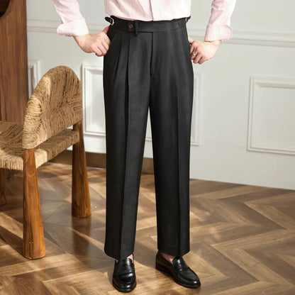 Pantaloni fluidi a vita alta eleganti