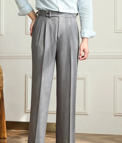 Pantaloni fluidi a vita alta eleganti