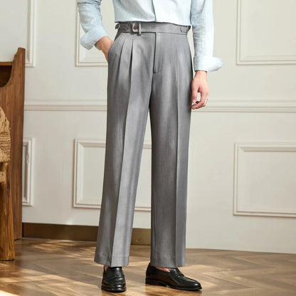 Pantaloni fluidi a vita alta eleganti