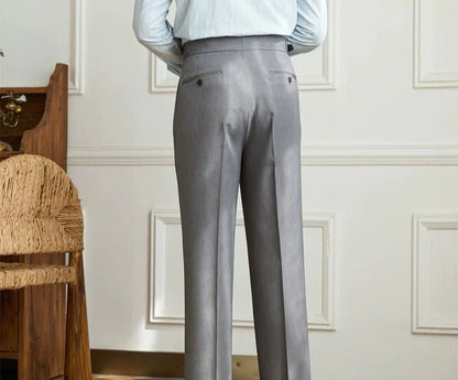 Pantaloni fluidi a vita alta eleganti