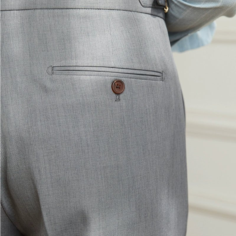 Pantaloni fluidi a vita alta eleganti