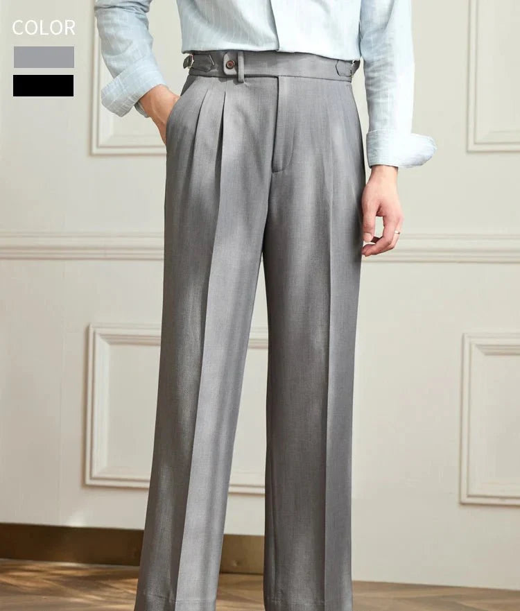 Pantaloni fluidi a vita alta eleganti