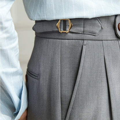 Pantaloni fluidi a vita alta eleganti