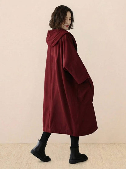 Giacca a Vento Oversize Taglia Unica Resistente all'Acqua