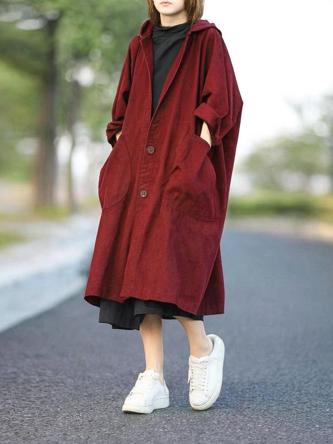 Giacca a Vento Oversize Taglia Unica Resistente all'Acqua