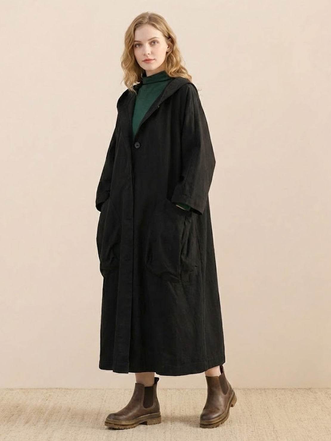 Giacca a Vento Oversize Taglia Unica Resistente all'Acqua
