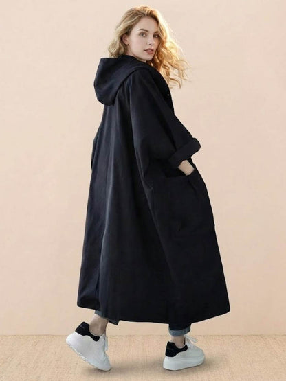 Giacca a Vento Oversize Taglia Unica Resistente all'Acqua
