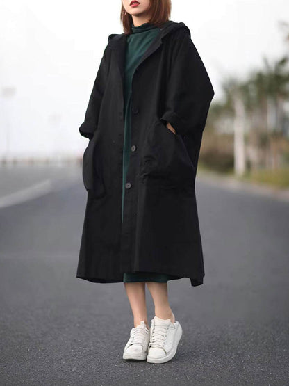 Giacca a Vento Oversize Taglia Unica Resistente all'Acqua