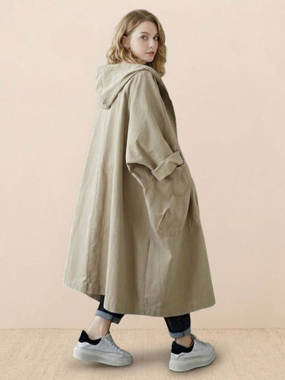 Giacca a Vento Oversize Taglia Unica Resistente all'Acqua
