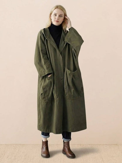 Giacca a Vento Oversize Taglia Unica Resistente all'Acqua