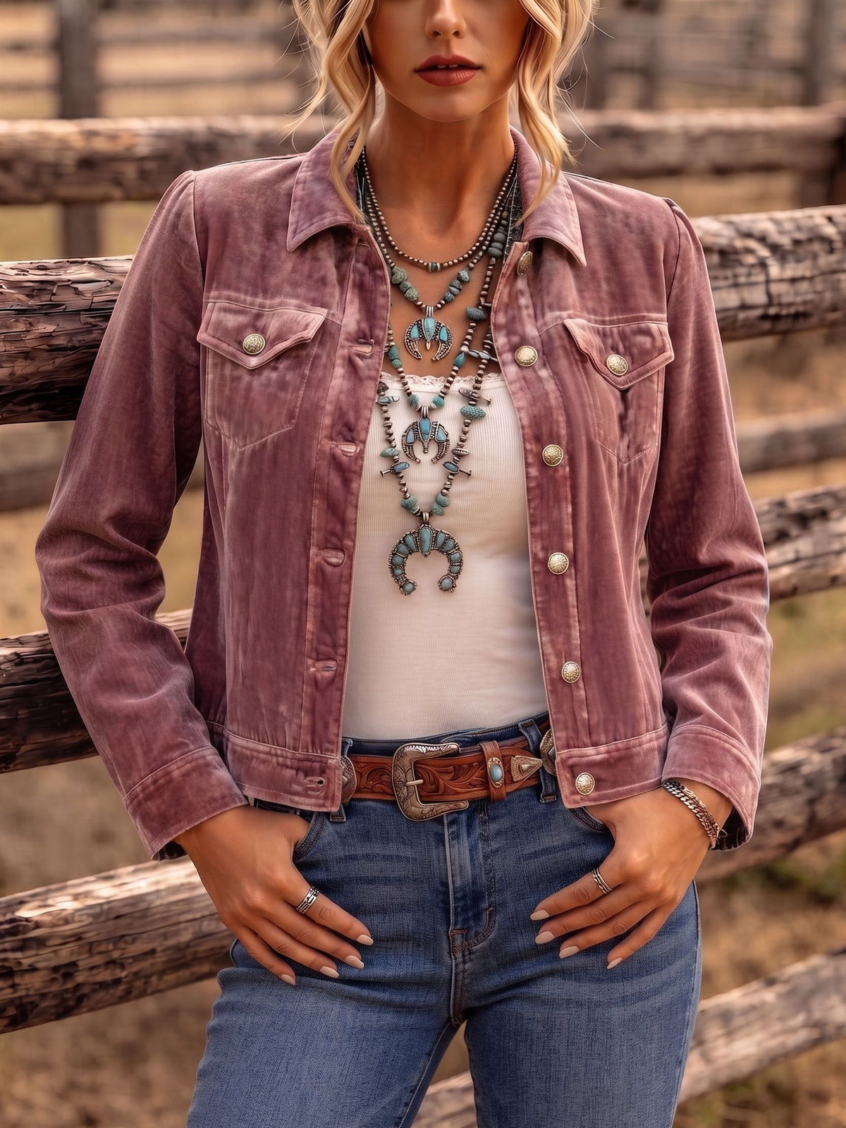 Diana | Giacca di Velluto Boho di Ispirazione Vintage