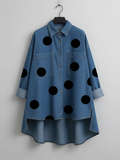 Peggy™ — Sopracamicia a Pois