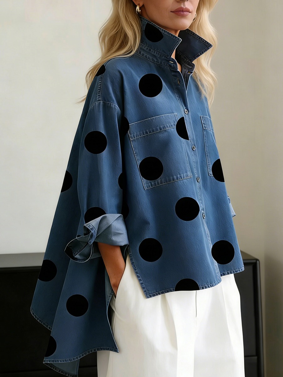 Peggy™ — Sopracamicia a Pois