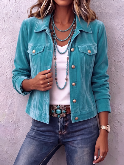Diana | Giacca in velluto boho di ispirazione vintage