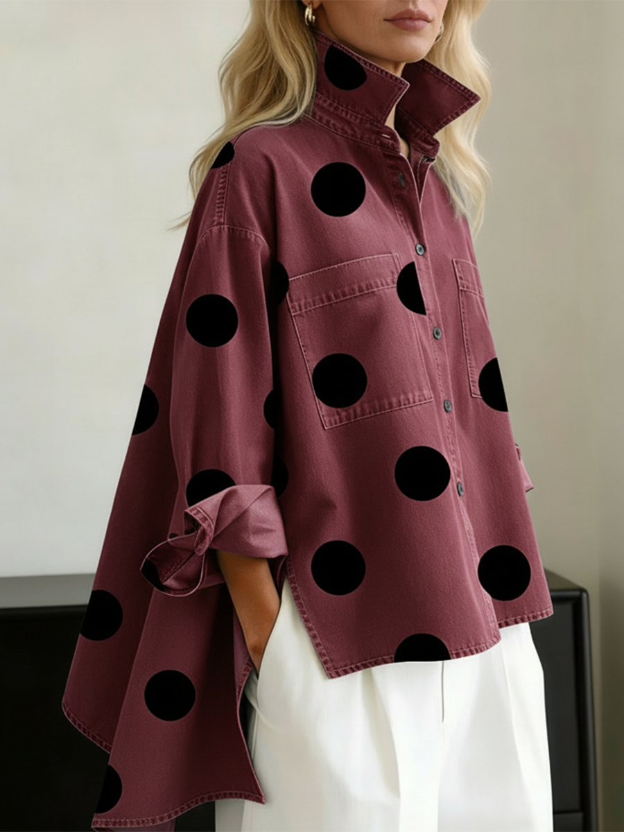 Peggy™ — Sopracamicia a Pois