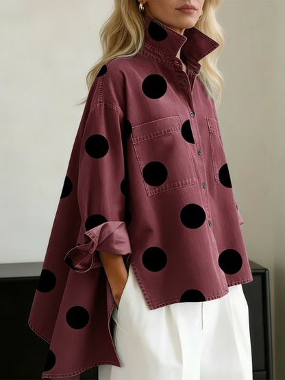 Peggy™ — Sopracamicia a Pois