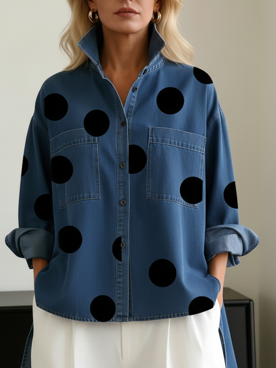 Peggy™ — Sopracamicia a Pois