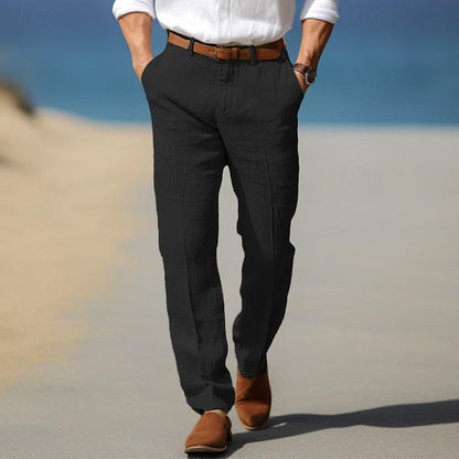 PANTALONI DA UOMO DI LUSSO IN LINO PREMIUM