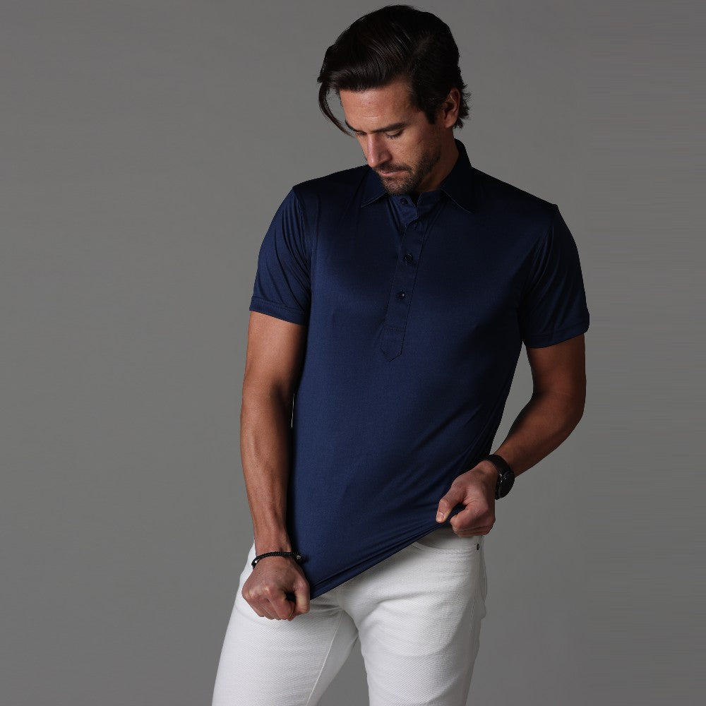 Jack | Polo a maniche corte Slim Fit in tessuto tecnico elegante