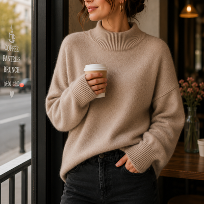 Juniper | Maglione Oversize a Collo Alto Donna