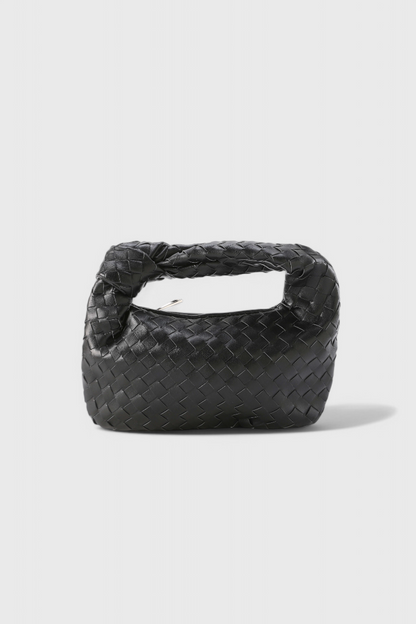 Mini borsa a tracolla intrecciata Sage