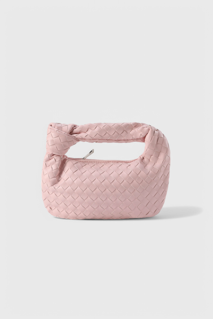 Mini borsa a tracolla intrecciata Sage