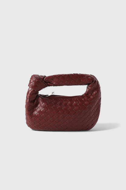 Mini borsa a tracolla intrecciata Sage