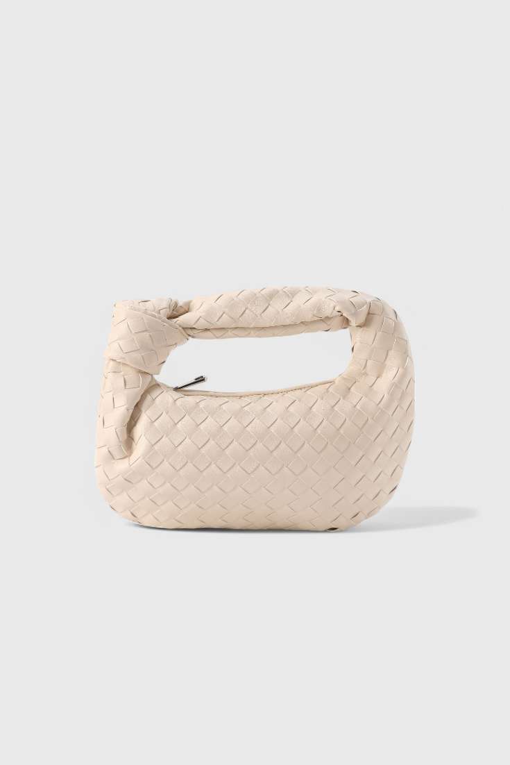 Mini borsa a tracolla intrecciata Sage