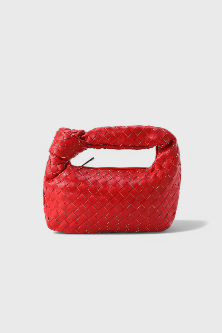 Mini borsa a tracolla intrecciata Sage