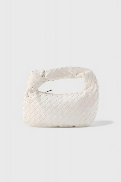 Mini borsa a tracolla intrecciata Sage