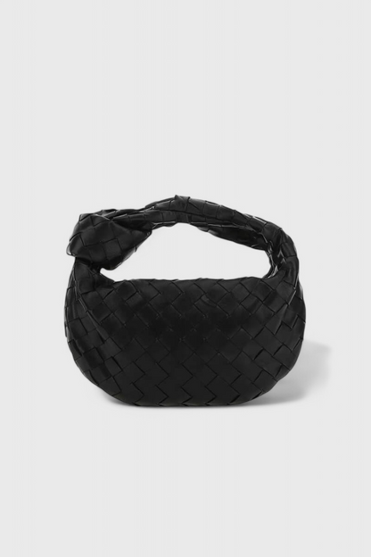 Mini borsa a tracolla intrecciata Sage