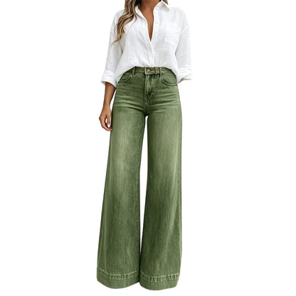 Lucia | Jeans a gamba larga effetto snellente