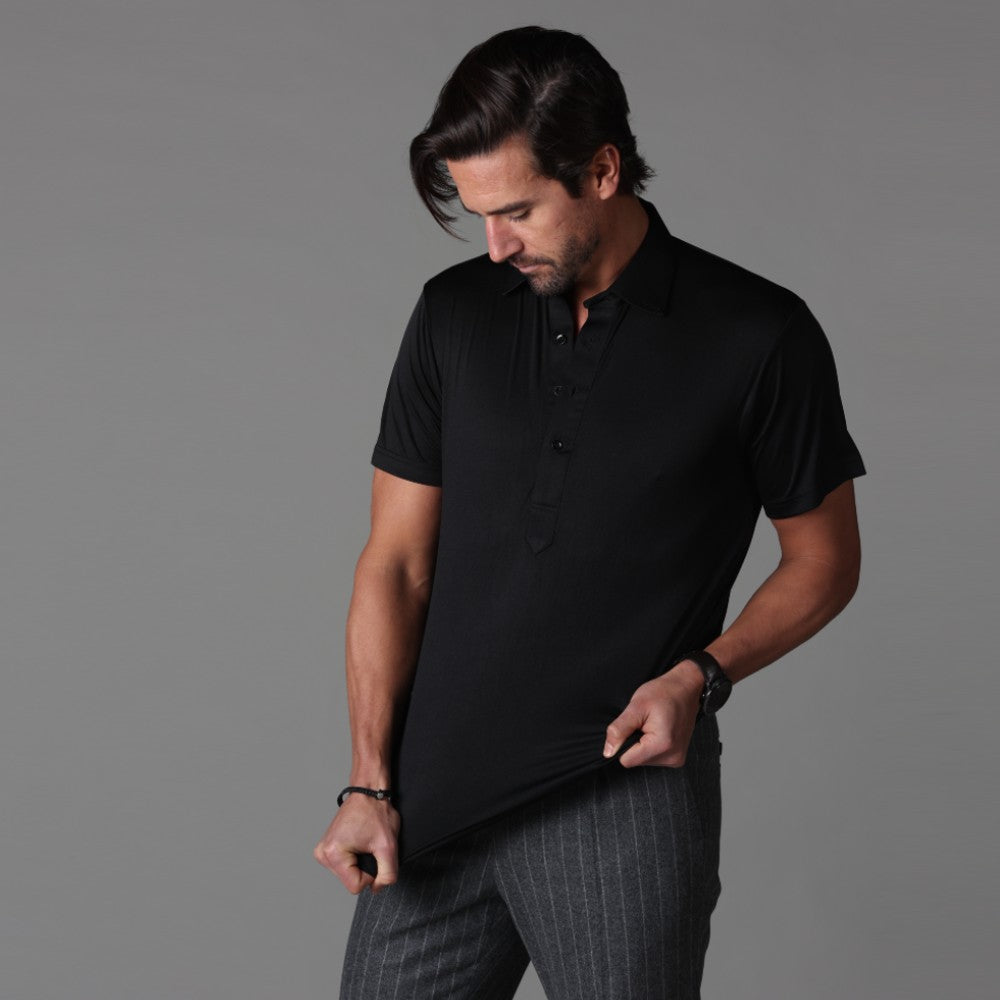 Jack | Polo a maniche corte Slim Fit in tessuto tecnico elegante