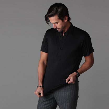 Jack | Polo a maniche corte Slim Fit in tessuto tecnico elegante