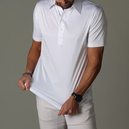 Jack | Polo a maniche corte Slim Fit in tessuto tecnico elegante