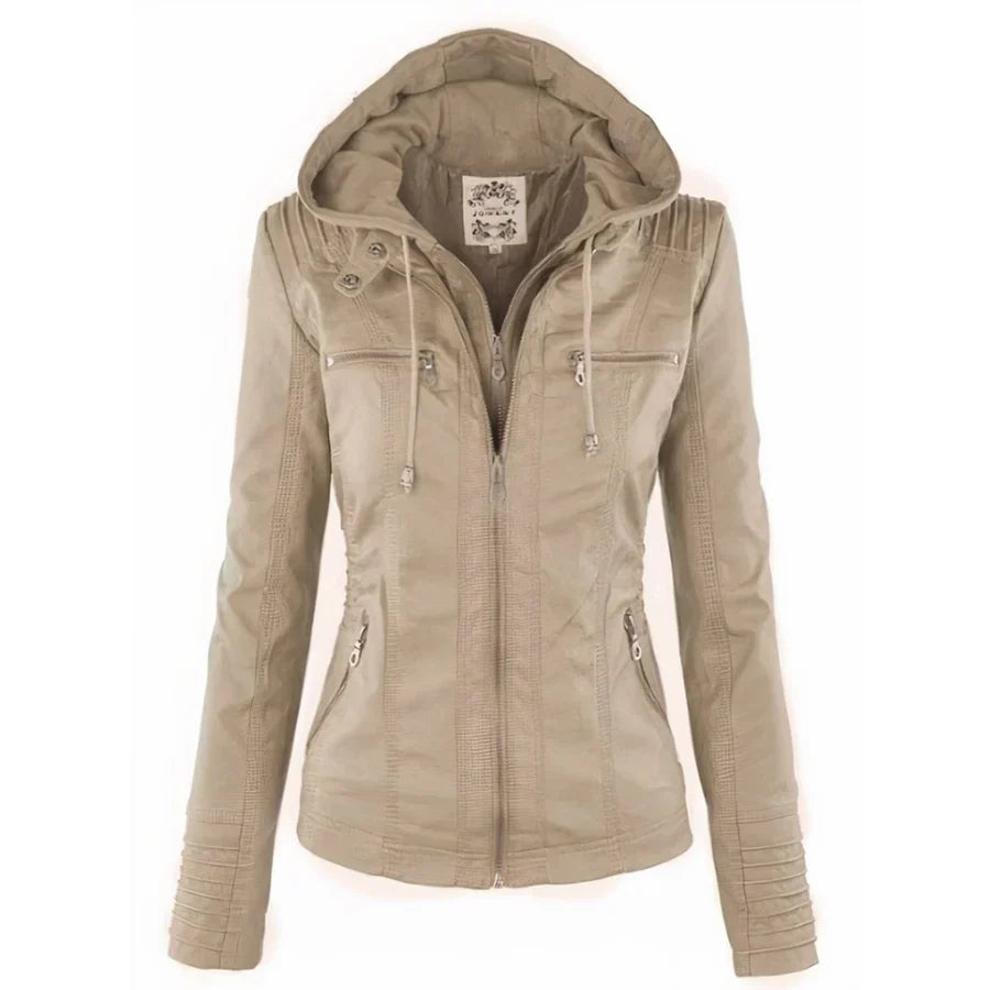 Flavia | Giacca in pelle robusta ed elegante