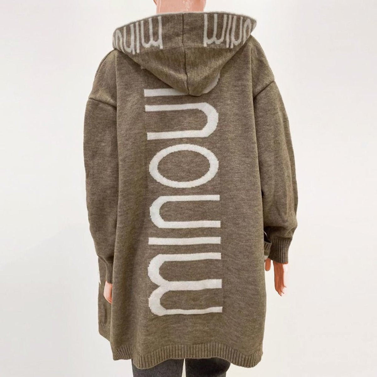 Rosabel | Cardigan in Maglia Aperto con Cappuccio