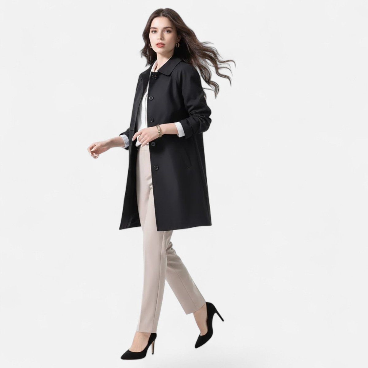 Margery | Cappotto Sartoriale a Lunghezza Media